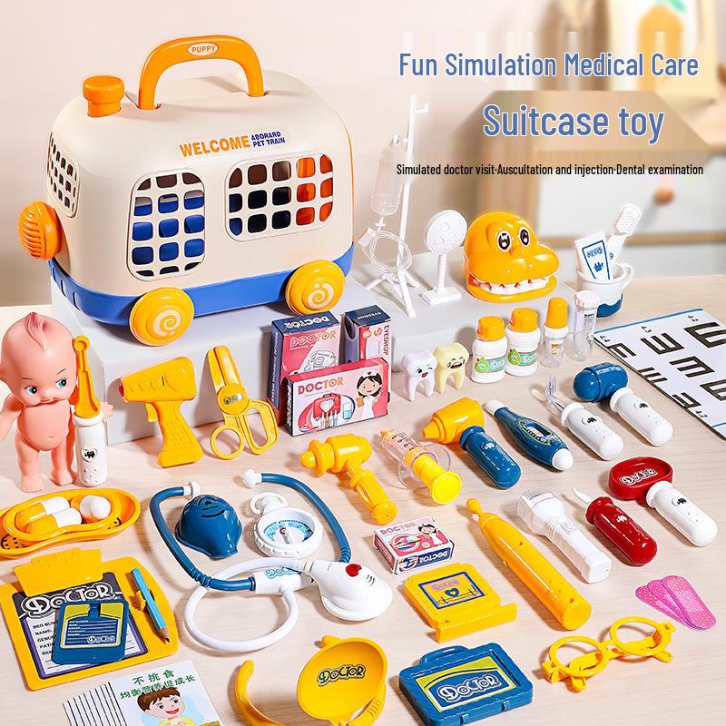 Children s Doctor Play Set: Medical Instruments, Stethoscope, Teeth, Storage Box - Role Play for Boys & Girls
Children s Doctor Play Set: Medical Instruments, Stethoscope, Teeth, Storage Box - Role Play for Boys & Girls