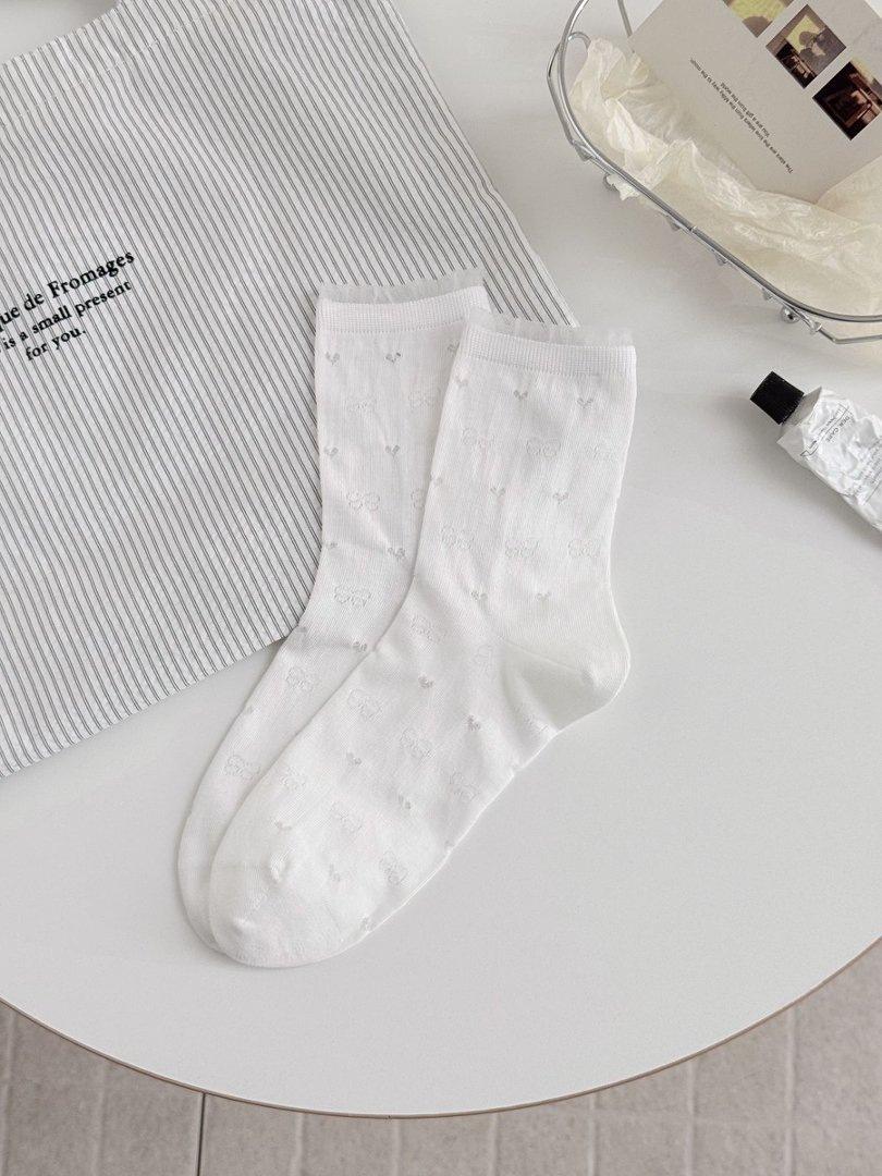 Ladies Korean Style Women White Crew Socks Ballet Style Mesh Socks 2 Pairs Breathable Summer Cotton Cute Short Low Tube Socks One Size
Ladies Korean Style Women White Crew Socks Ballet Style Mesh Socks 2 Pairs Breathable Summer Cotton Cute Short Low Tube Socks One Size