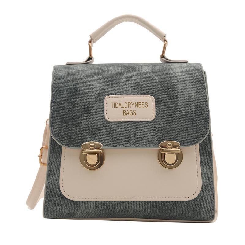 Простий і стильний рюкзак 2024 весна нова сумка жіноча повсякденна ретро сумка великої місткості через плече косий span синій
Простий і стильний рюкзак 2024 весна нова сумка жіноча повсякденна ретро сумка великої місткості через плече косий span синій