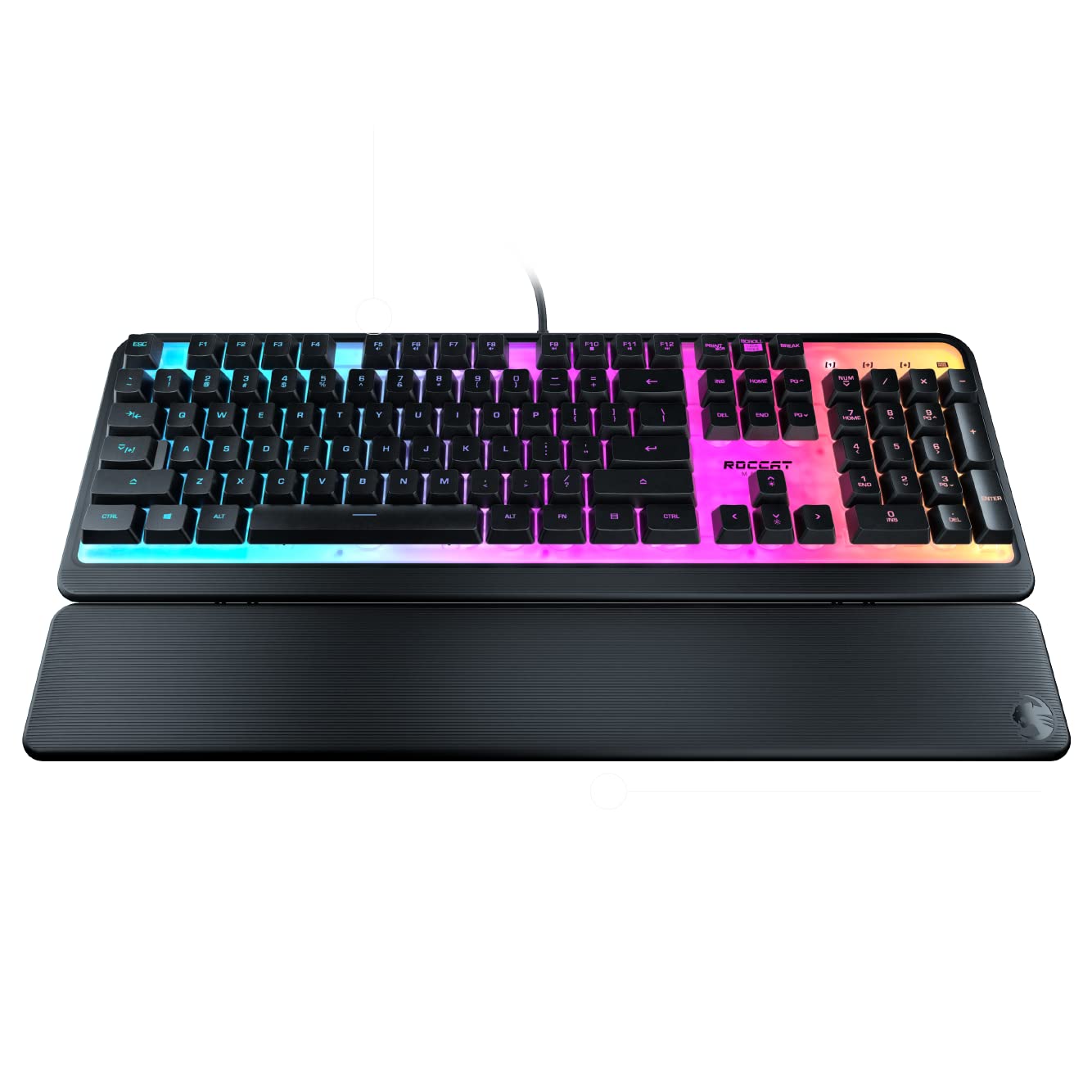 Ігрова клавіатура ROCCAT Magma Membrane RGB Micro USB, англійська розкладка, німецький дизайн ROC-12-582
Ігрова клавіатура ROCCAT Magma Membrane RGB Micro USB, англійська розкладка, німецький дизайн ROC-12-582