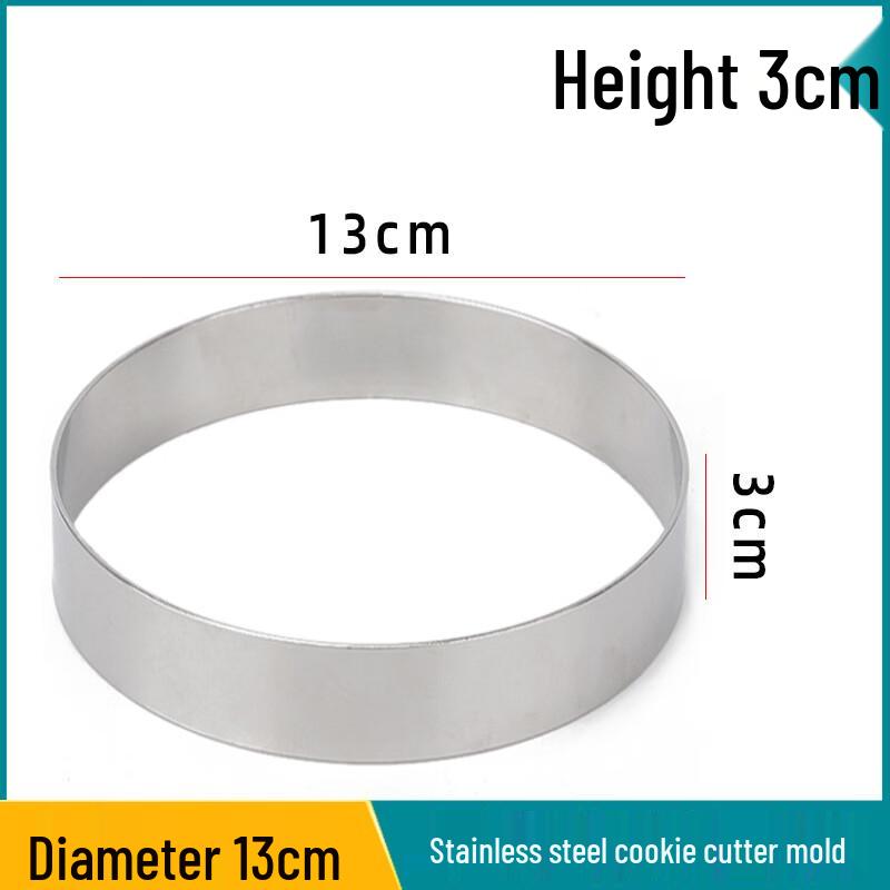 Stainless Steel Round Pancake & Pastry Molds Standard
Stainless Steel Round Pancake & Pastry Molds Standard