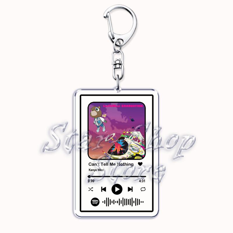 Classic Kanye Rap Album Graduation Keychains Keyring for Accessories Bag Bear Music YE Pendant Key Chain Ring Jewelry Fans Gifts
Classic Kanye Rap Album Graduation Keychains Keyring for Accessories Bag Bear Music YE Pendant Key Chain Ring Jewelry Fans Gifts