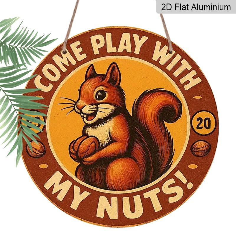 2D Flat, Retro-style Round Aluminum Wall Decoration, Available in Various Sizes, Featuring A Rustic Squirrel Design. Suitable for Indoor and Outdoor 20*20cm
2D Flat, Retro-style Round Aluminum Wall Decoration, Available in Various Sizes, Featuring A Rustic Squirrel Design. Suitable for Indoor and Outdoor 20*20cm