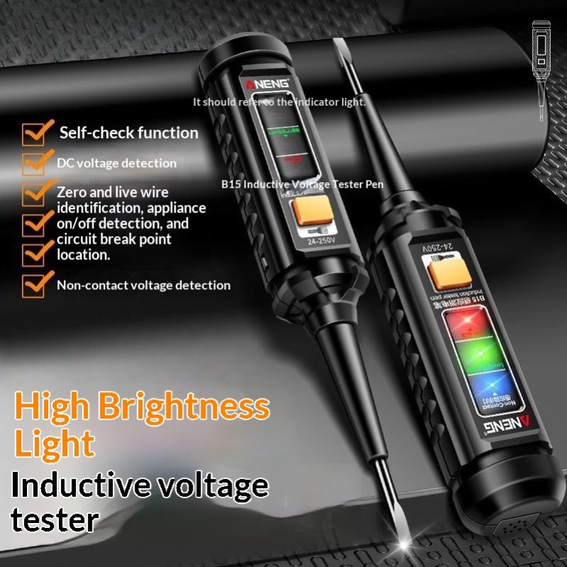 1/3Pcs Highlight Color Light Professional Ac Voltage Detection B15 Induction Teste Pen Electrician Screwdriver Testing Tools
1/3Pcs Highlight Color Light Professional Ac Voltage Detection B15 Induction Teste Pen Electrician Screwdriver Testing Tools
