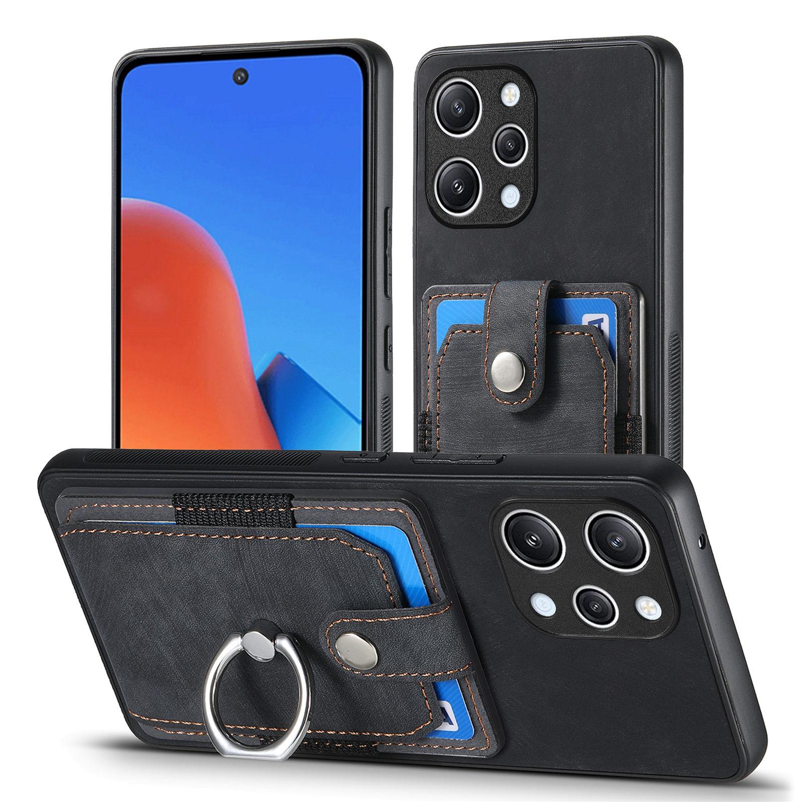 D2 For Xiaomi Redmi 12 4G/Redmi 12 5G (Global)/Poco M6 Pro 5G Case Ring Holder Kickstand TPU Phone Shell Black
D2 For Xiaomi Redmi 12 4G/Redmi 12 5G (Global)/Poco M6 Pro 5G Case Ring Holder Kickstand TPU Phone Shell Black