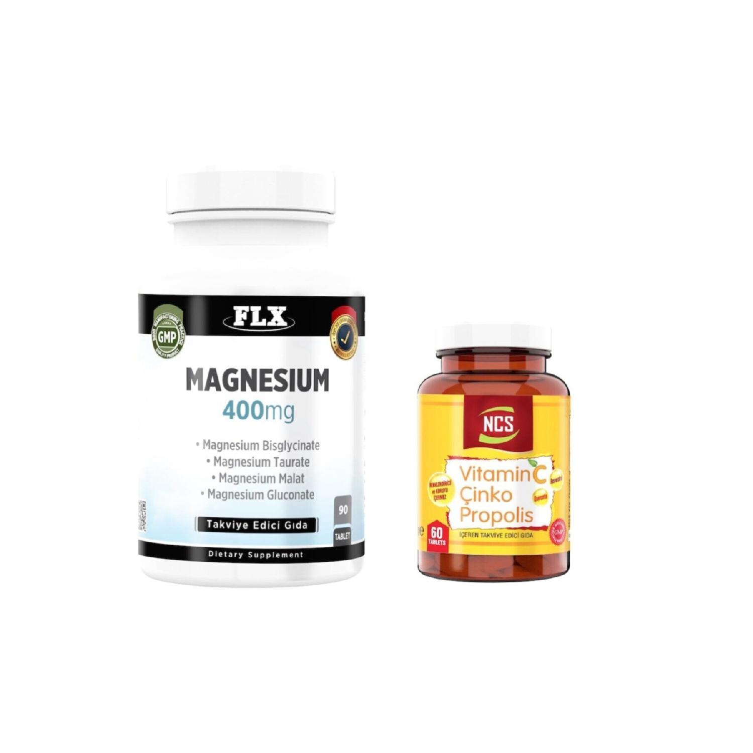 Magnesium 90 Tablets And Vitamin C Zinc Propolis 60 Tablet 
Magnesium 90 Tablets And Vitamin C Zinc Propolis 60 Tablet
