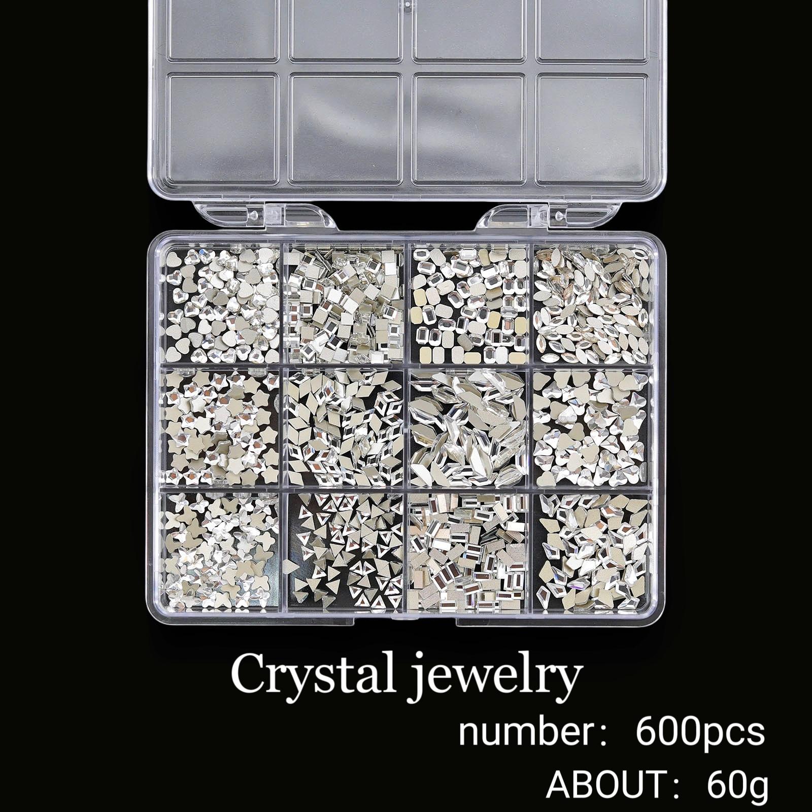 Набор украшений для дизайна ногтей из 12 сеток со стразами для дизайна ногтей с плоским дном и бриллиантами особой формы 12 grid square box
Набор украшений для дизайна ногтей из 12 сеток со стразами для дизайна ногтей с плоским дном и бриллиантами особой формы 12 grid square box