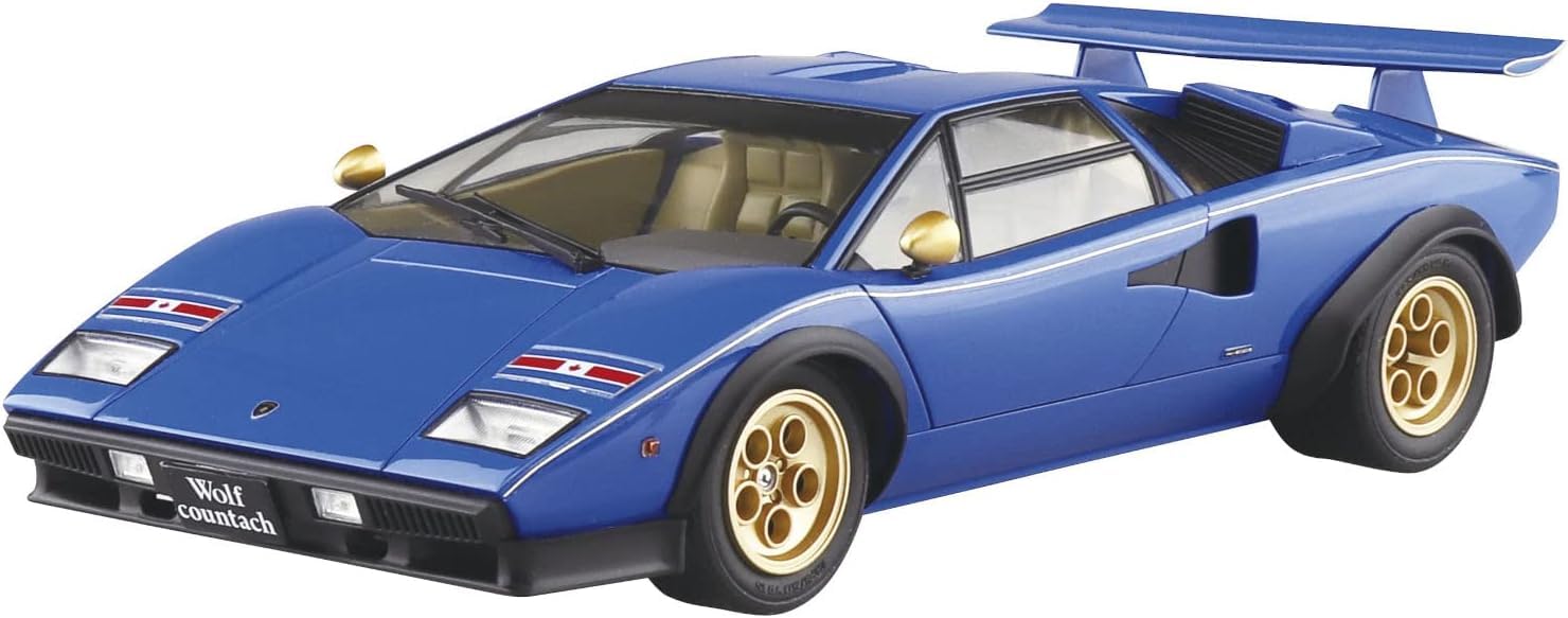 Aoshima Bunka Kyozai The Supercar 18 Wolf Countach 2 Plastic Plastic Model (AOSHIMA) No. 1/24 76 Ver. Pre-Colored
Aoshima Bunka Kyozai The Supercar 18 Wolf Countach 2 Plastic Plastic Model (AOSHIMA) No. 1/24 76 Ver. Pre-Colored