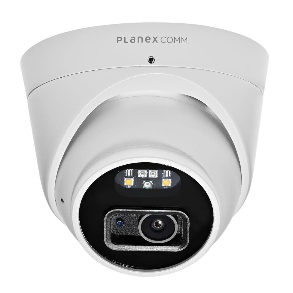 Planex Security Camera Sensor Light with White Turret Type Outdoor Compatible ONVIF Compliant 5 Million Pixels PoE Smartphone Camera One (Equipped білий
Planex Security Camera Sensor Light with White Turret Type Outdoor Compatible ONVIF Compliant 5 Million Pixels PoE Smartphone Camera One (Equipped білий