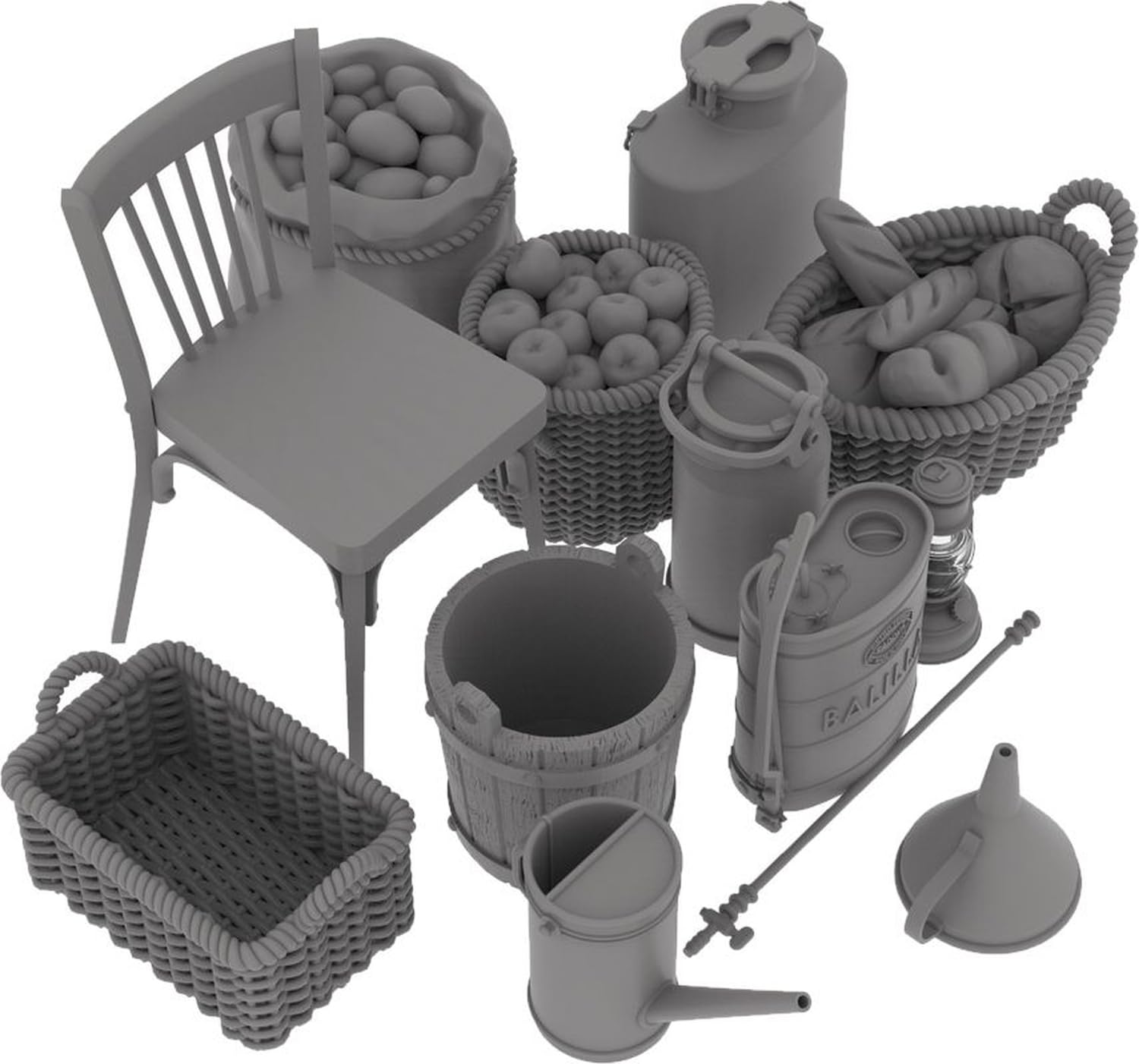 HD Models Diorama Accessories Italian Farmer Accessories Set 3D Printer Kit HDM35164 1/35 Vol.1
HD Models Diorama Accessories Italian Farmer Accessories Set 3D Printer Kit HDM35164 1/35 Vol.1