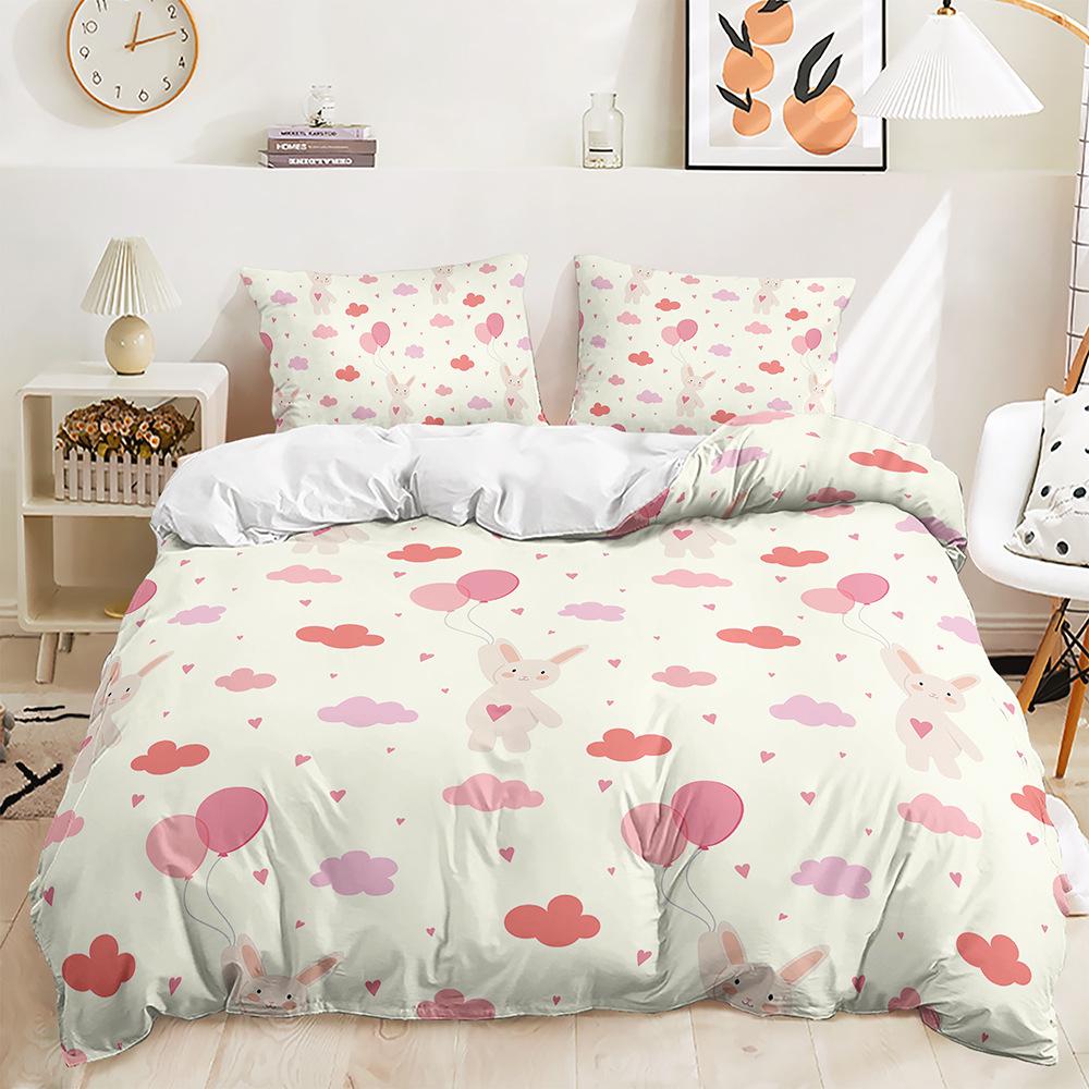 Quilt Cover Ins Wind Small Animal Bed Cover Digital Printing Bedding Three-Piece Set 135 * 200 (two-piece set) 90g
Quilt Cover Ins Wind Small Animal Bed Cover Digital Printing Bedding Three-Piece Set 135 * 200 (two-piece set) 90g
