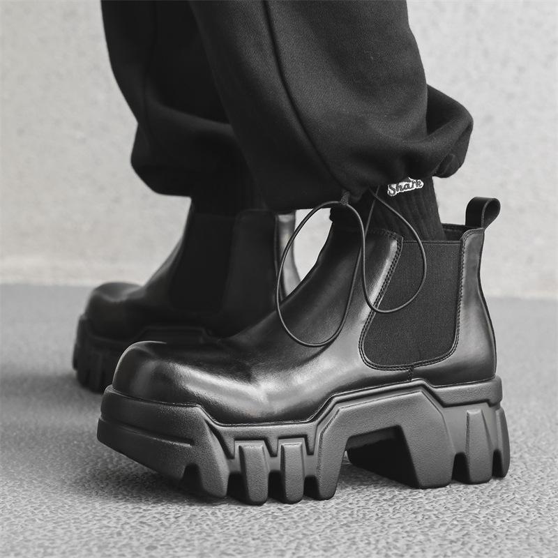 Gear big head Derby shoes men s versatile commuting one-pedal Martin boots muffin bottom platform short boots 16898-J 38 чёрный
Gear big head Derby shoes men s versatile commuting one-pedal Martin boots muffin bottom platform short boots 16898-J 38 чёрный