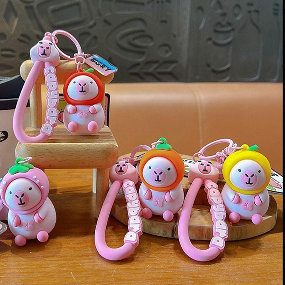 Orange Cartoon Capybara Keyring Peach Pink Capybara Keyring Pink Capybara Keychain Bag Accessories Style 1
Orange Cartoon Capybara Keyring Peach Pink Capybara Keyring Pink Capybara Keychain Bag Accessories Style 1
