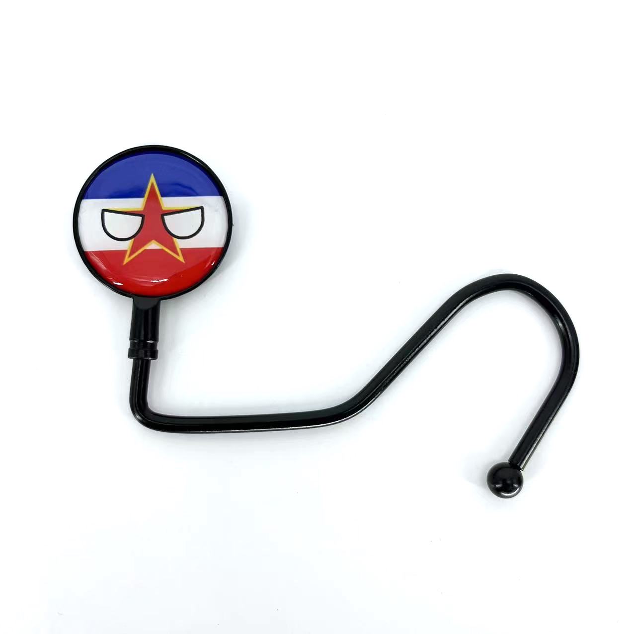 Польский мяч крючок для школьной сумки студента, бесплатная наклейка на боковую часть стола, портативный мультяшный милый крючок для бокового стола
Польский мяч крючок для школьной сумки студента, бесплатная наклейка на боковую часть стола, портативный мультяшный милый крючок для бокового стола