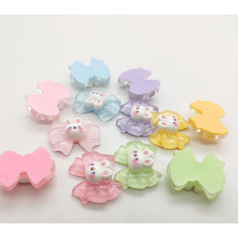 Cartoon Bow Rabbit Resin Accessories DIY Phone Case Headpiece Patch Stationery Material 10pcs різнокольоровий
Cartoon Bow Rabbit Resin Accessories DIY Phone Case Headpiece Patch Stationery Material 10pcs різнокольоровий