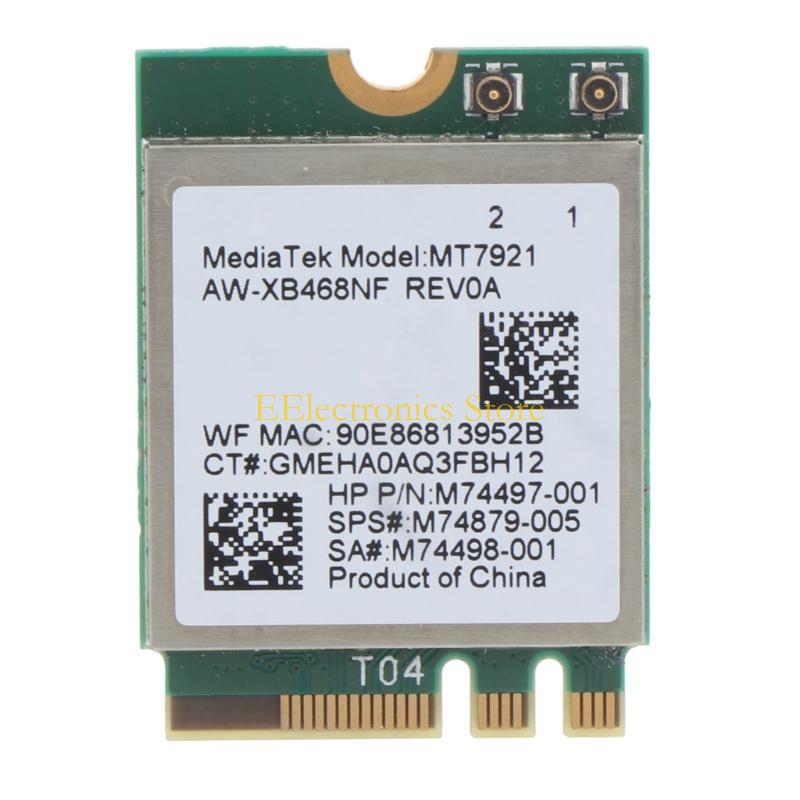 B03C Wi-Fi 6 MT7921 DualBand 1800Mbps 2.4G Bluetooth5.2 WiFi 6 Wireless Card 802.11AX for Windows 10 / 11 Than AX210 China Mainland
B03C Wi-Fi 6 MT7921 DualBand 1800Mbps 2.4G Bluetooth5.2 WiFi 6 Wireless Card 802.11AX for Windows 10 / 11 Than AX210 China Mainland