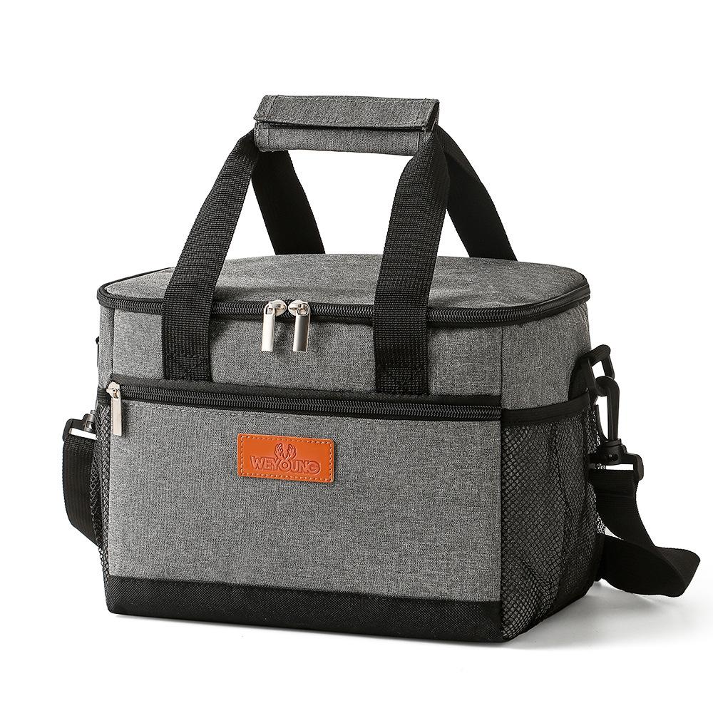 Hand-held insulated bag outdoor picnic ice pack thickened Oxford cloth waterproof Insulated lunch bag серый
Hand-held insulated bag outdoor picnic ice pack thickened Oxford cloth waterproof Insulated lunch bag серый