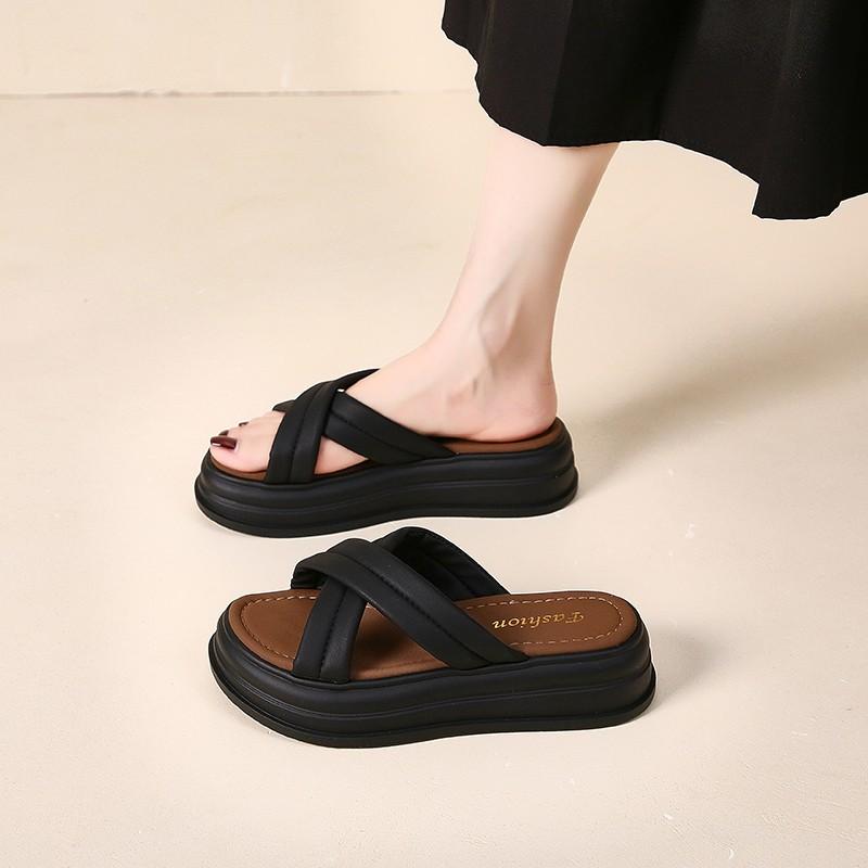 Ladies Fashion Slippers Mid Heel Anti-slip Round Head Shoes for Women Sense of Luxury Open Toes Comfortable Zapatillas De Mujer 40 чёрный
Ladies Fashion Slippers Mid Heel Anti-slip Round Head Shoes for Women Sense of Luxury Open Toes Comfortable Zapatillas De Mujer 40 чёрный