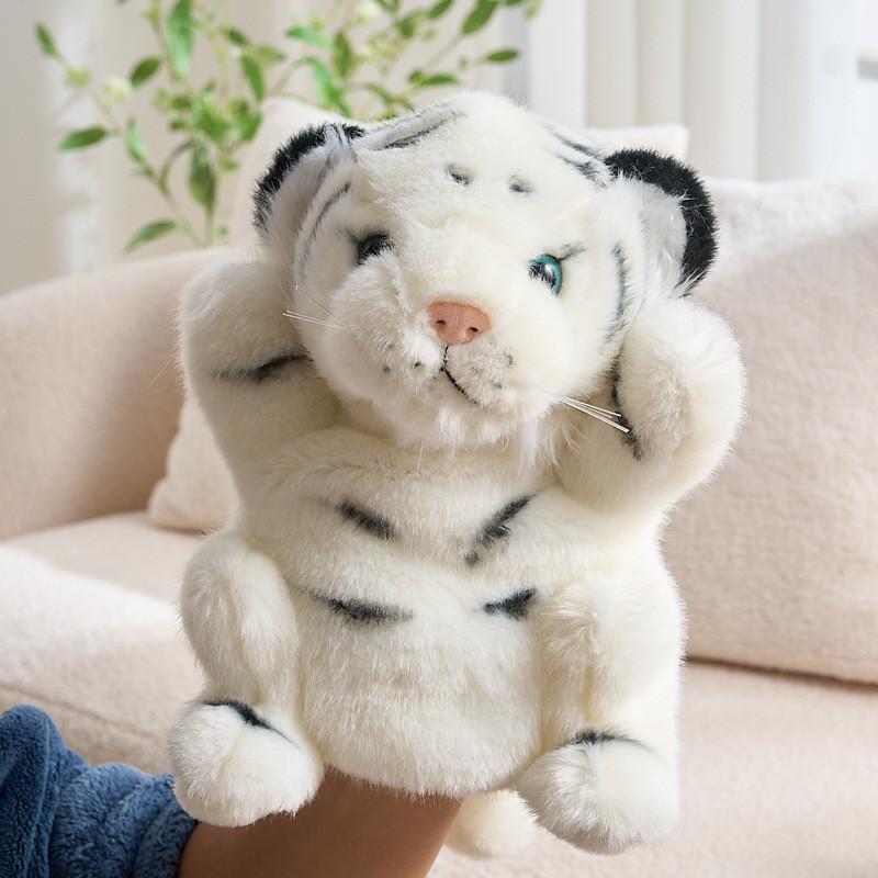 Animal Safari Tiger Hand Puppet Plush Toy For Kids Interactive Play Gift білий
Animal Safari Tiger Hand Puppet Plush Toy For Kids Interactive Play Gift білий