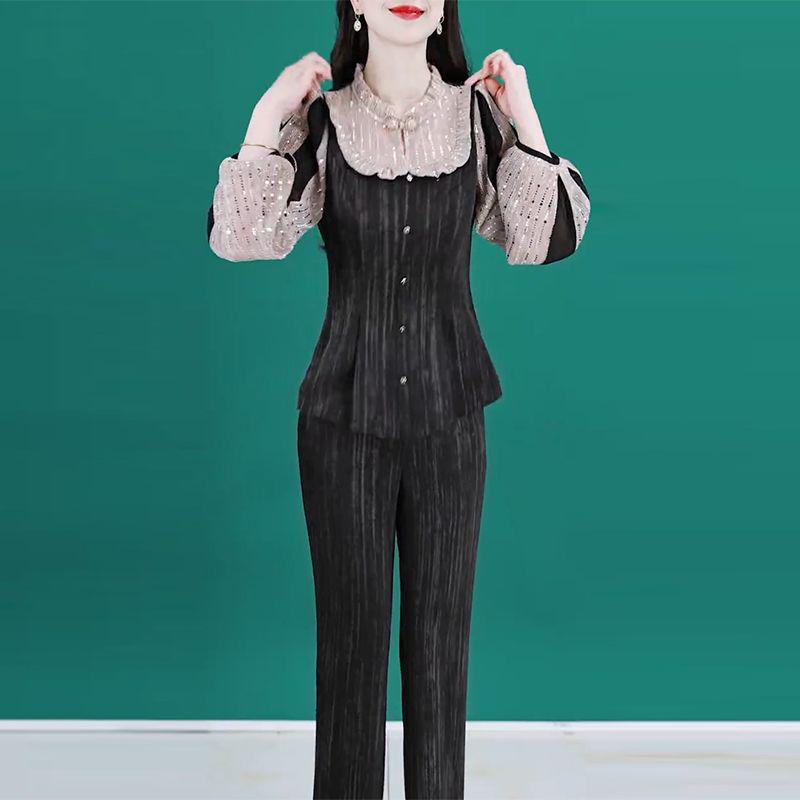 2025 Spring Fashion: Age-Reducing Slimming Top & Wide-Leg Pants Set for Moms L (100-115 jin)
2025 Spring Fashion: Age-Reducing Slimming Top & Wide-Leg Pants Set for Moms L (100-115 jin)