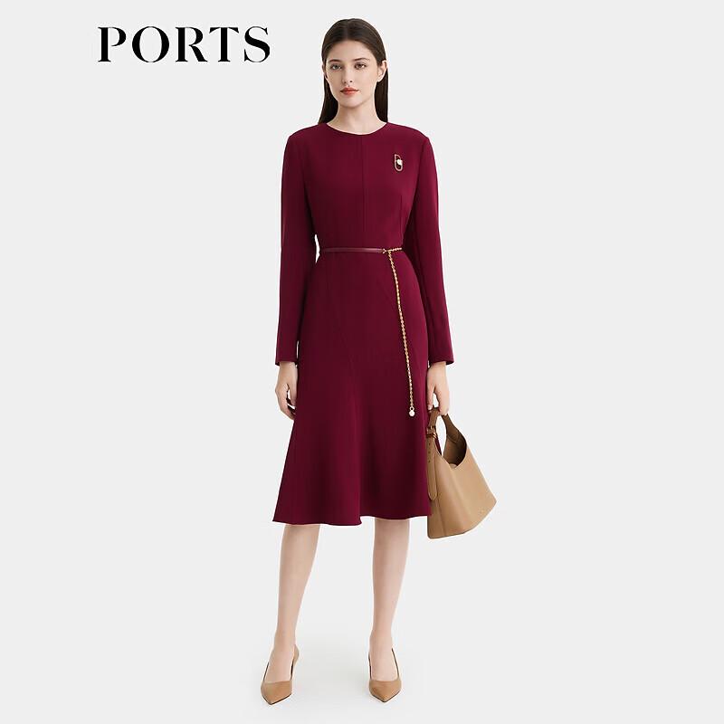 PORTS Women s Elegant Waist-Tie Midi Dress, 2024 Autumn 2
PORTS Women s Elegant Waist-Tie Midi Dress, 2024 Autumn 2
