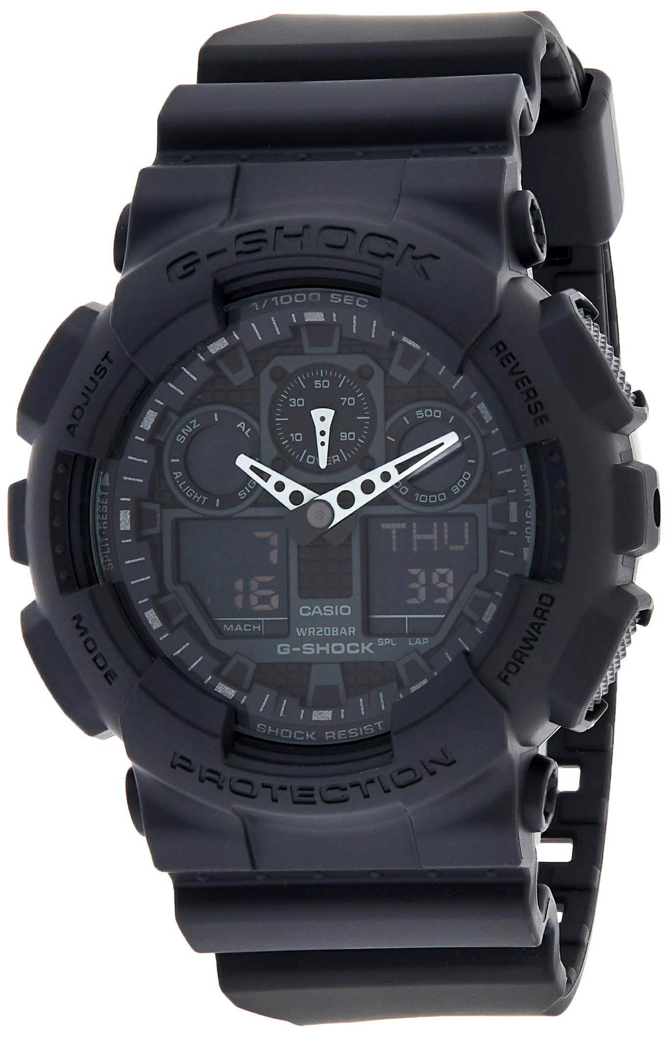 CASIO G-SHOCK GA-100-1A1 GA-100-1A1DR Casio Цифро-аналоговая комбинация Зарубежная модель Мужские часы G-Shock G-Shock Реимпортированный продукт
CASIO G-SHOCK GA-100-1A1 GA-100-1A1DR Casio Цифро-аналоговая комбинация Зарубежная модель Мужские часы G-Shock G-Shock Реимпортированный продукт