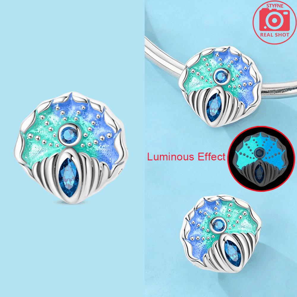 Exquisite 925 Silver Luminous Shell Charms Blue Zircon Ocean Beads Fit DIY Exquisite Bracelet Women Jewelry Gifts
Exquisite 925 Silver Luminous Shell Charms Blue Zircon Ocean Beads Fit DIY Exquisite Bracelet Women Jewelry Gifts