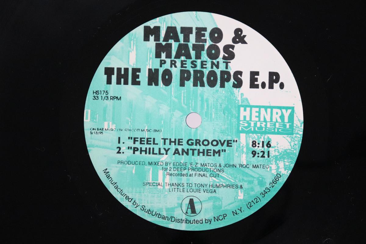 12inch Record MATEO MATOS No Props E.p. HS175 Henry Street Mu 1995 US Dance Electronica Used
12inch Record MATEO MATOS No Props E.p. HS175 Henry Street Mu 1995 US Dance Electronica Used