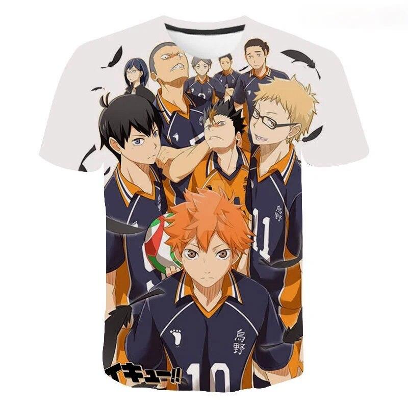 Футболка с 3D принтом аниме Haikyu Hinata Shoyo для мужчин и женщин, летние модные повседневные футболки в стиле Харадзюку с короткими рукавами
Футболка с 3D принтом аниме Haikyu Hinata Shoyo для мужчин и женщин, летние модные повседневные футболки в стиле Харадзюку с короткими рукавами