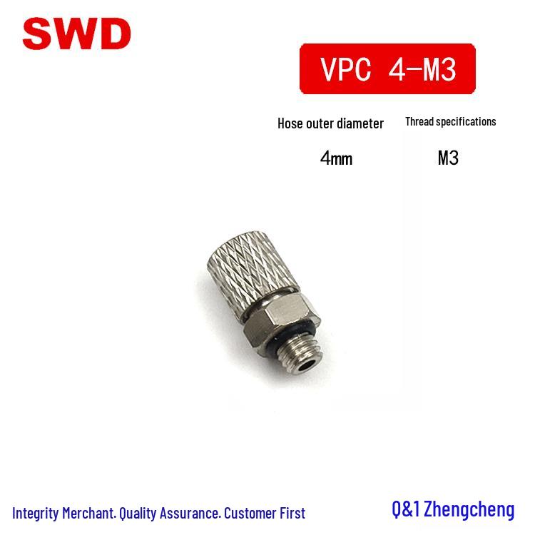 Nickel-Plated Copper Mini Quick-Connect Pneumatic Elbow Fitting (4-M3/4-M5/6-M5)
Nickel-Plated Copper Mini Quick-Connect Pneumatic Elbow Fitting (4-M3/4-M5/6-M5)