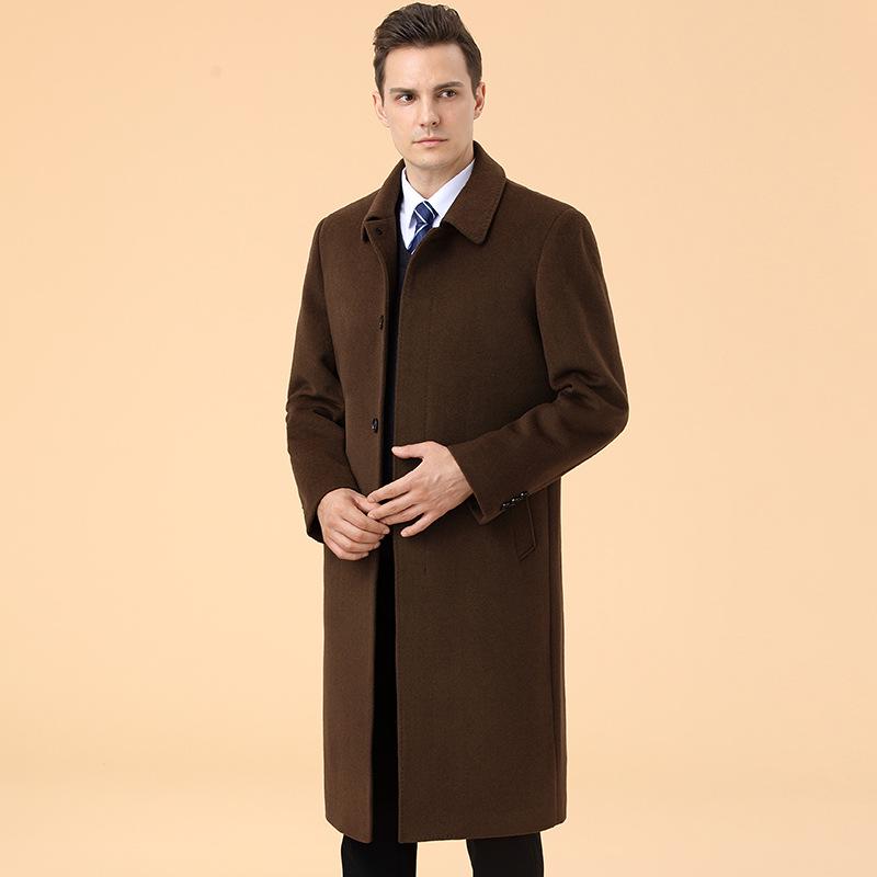 2025 Men s Cashmere Wool Trench Coat: Mid-Length Over-the-Knee, Spring/Autumn, Plus Size, Trendy for Middle-Aged 2XL+ шампанского
2025 Men s Cashmere Wool Trench Coat: Mid-Length Over-the-Knee, Spring/Autumn, Plus Size, Trendy for Middle-Aged 2XL+ шампанского