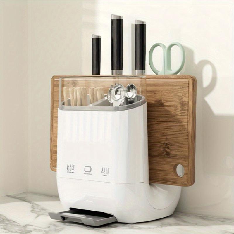1pc Kitchen Knife Holder Rack Grid Partition Integrated Knife Holder Cutting Board Knife Rack Chopsticks and Spoon Storage Rack
1pc Kitchen Knife Holder Rack Grid Partition Integrated Knife Holder Cutting Board Knife Rack Chopsticks and Spoon Storage Rack