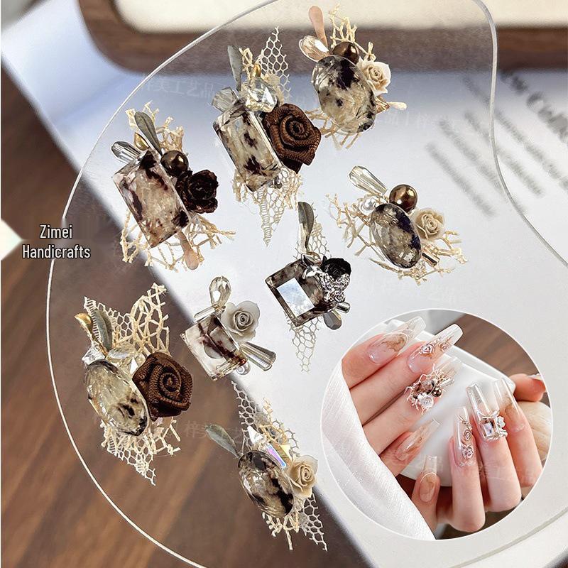 Retro Nail Art Camellia Rock Candy Rhinestone & Organza Rose Couture Crystal Ball Accessories
Retro Nail Art Camellia Rock Candy Rhinestone & Organza Rose Couture Crystal Ball Accessories