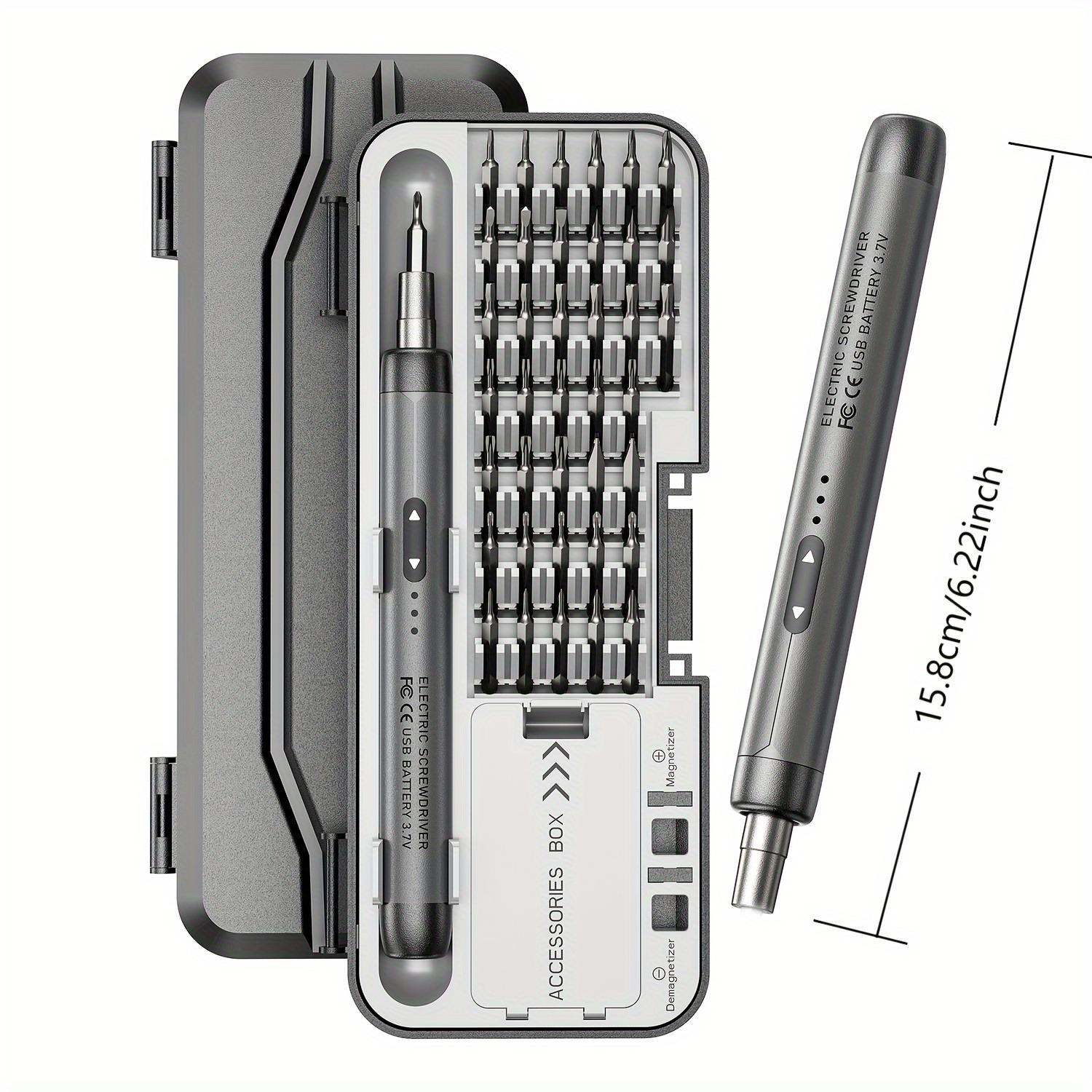 Набор аккумуляторных электрических отверток 46 в 1 с высоким крутящим моментом, тихий и портативный для использования дома и в мастерской серый
Набор аккумуляторных электрических отверток 46 в 1 с высоким крутящим моментом, тихий и портативный для использования дома и в мастерской серый