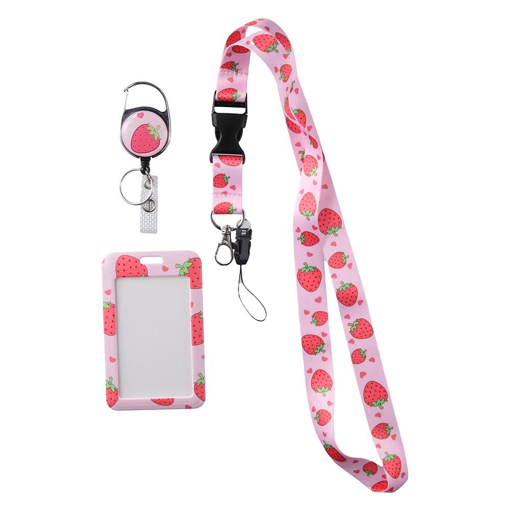Cute Pink ID Badge Holder Lanyard Strawberry Retractable Badge Reel Clip Card Name Tag Vertical ID Protector Office червоний
Cute Pink ID Badge Holder Lanyard Strawberry Retractable Badge Reel Clip Card Name Tag Vertical ID Protector Office червоний