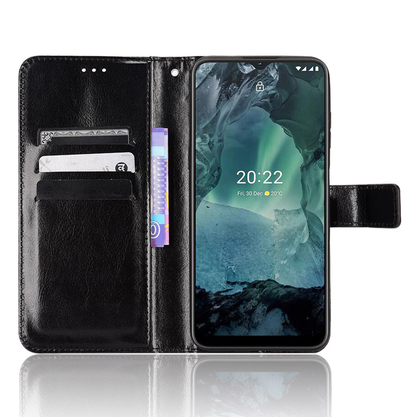 For Nokia G21/G11 PU Leather Flip Case Crazy Horse Texture Stand Magnetic Closure Wallet Phone Shell with Strap Black
For Nokia G21/G11 PU Leather Flip Case Crazy Horse Texture Stand Magnetic Closure Wallet Phone Shell with Strap Black