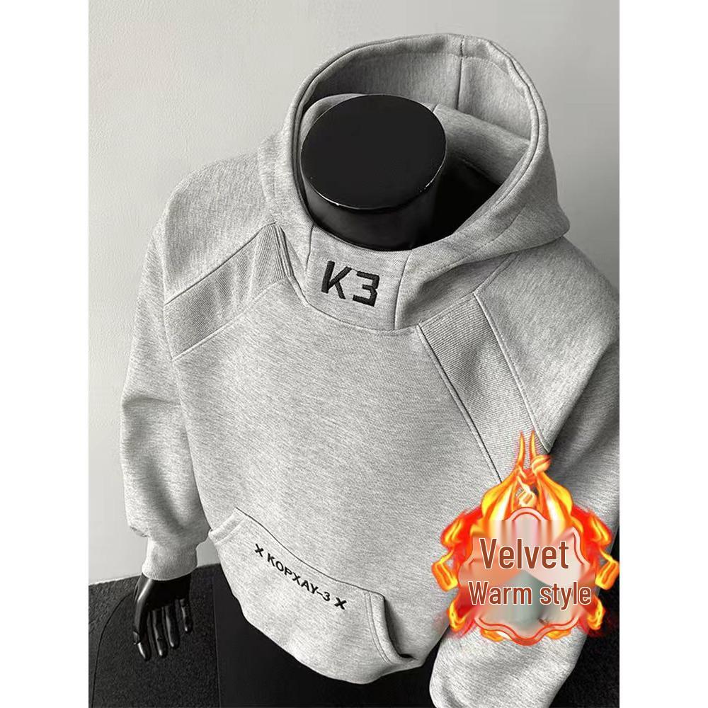 Unisex Heavyweight Hooded Sweatshirt with Letter Embroidery and Patchwork for Autumn/Winter Casual Wear L світло-сірий колір
Unisex Heavyweight Hooded Sweatshirt with Letter Embroidery and Patchwork for Autumn/Winter Casual Wear L світло-сірий колір