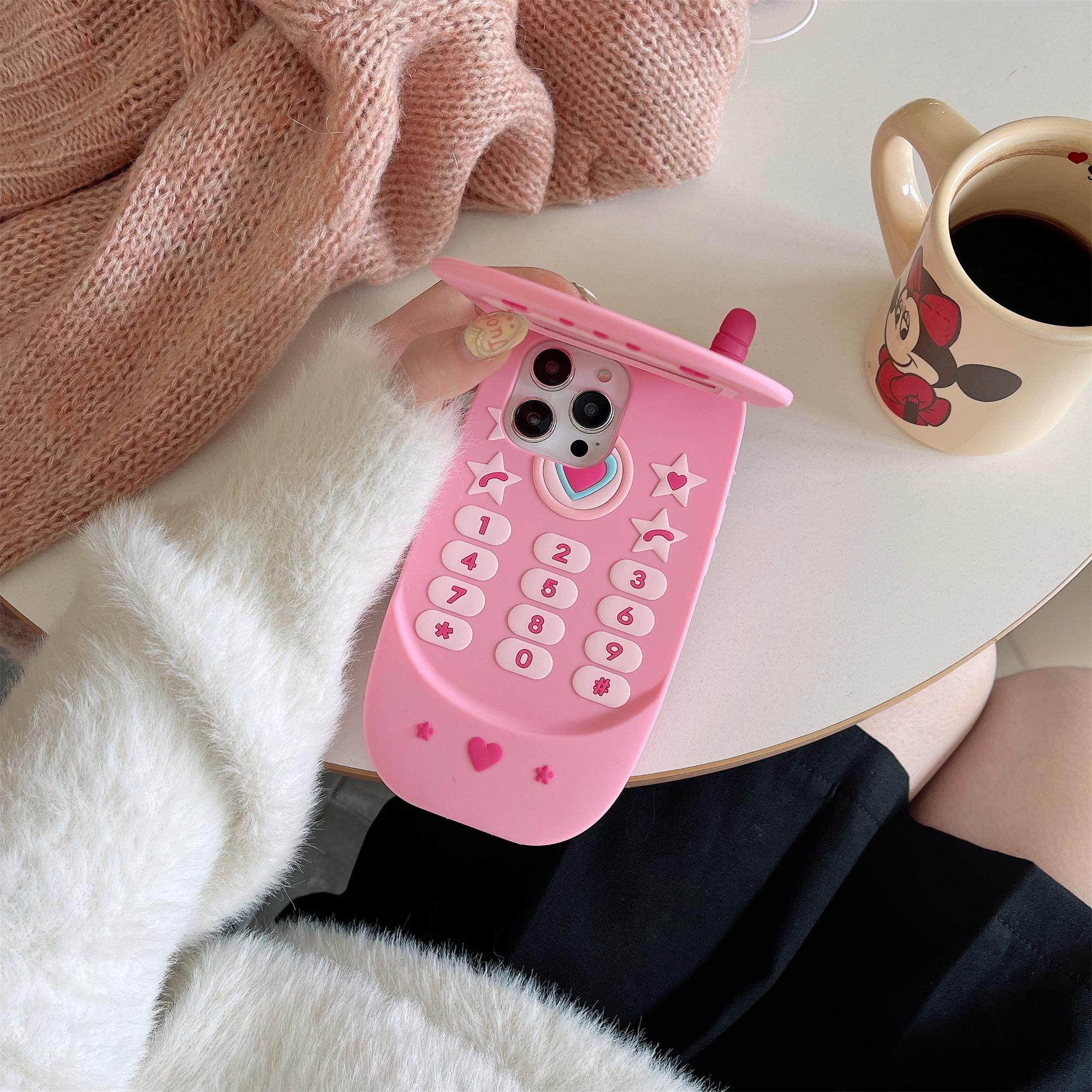 For iPhone 16 Pro Max Silicone Case Cute Pink Design Phone Back Cover with Lens Cover Kickstand Mirror As Shown A
For iPhone 16 Pro Max Silicone Case Cute Pink Design Phone Back Cover with Lens Cover Kickstand Mirror As Shown A