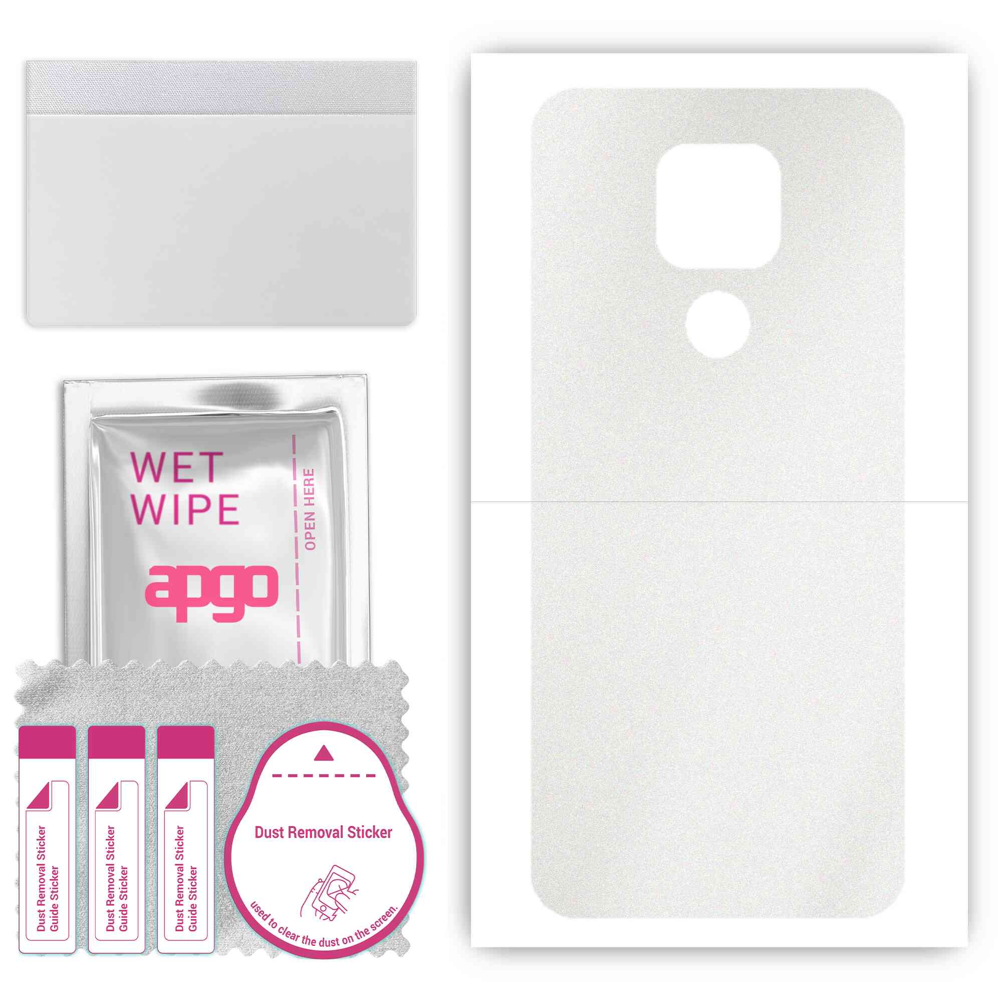 apgo Protective Skin Sticker for the back compatible with Motorola Moto G9 Play, Wrap Film, Foil, Vinyl - Pattern Matte Transparent
apgo Protective Skin Sticker for the back compatible with Motorola Moto G9 Play, Wrap Film, Foil, Vinyl - Pattern Matte Transparent