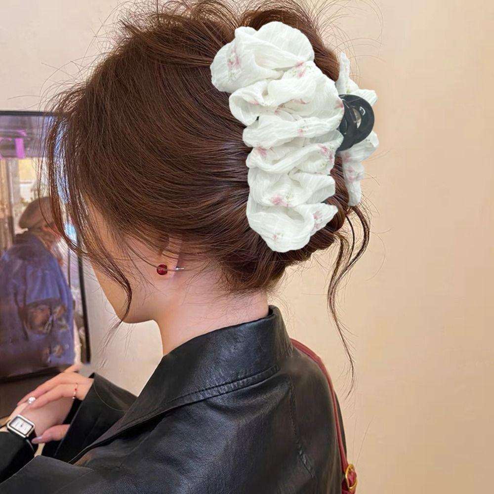 Bohemia Barrettes Flower Hair Clip Large Shark Clip Bow Hair Claw Chiffon Floral Hair Claw Beach Style 2
Bohemia Barrettes Flower Hair Clip Large Shark Clip Bow Hair Claw Chiffon Floral Hair Claw Beach Style 2