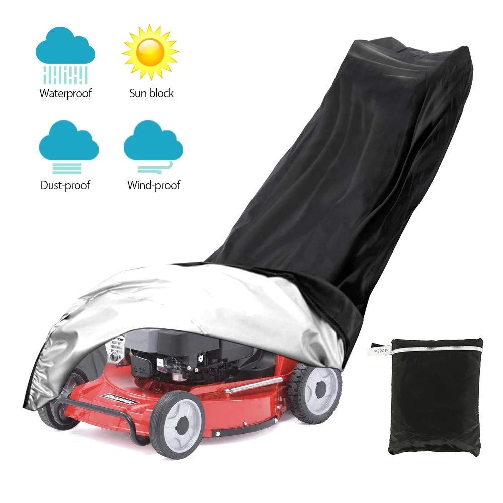 Outdoor Lawn Mower Cover 210D Polyester Oxford Cloth Waterproof UV Protection Universal With Drawstring Black
Outdoor Lawn Mower Cover 210D Polyester Oxford Cloth Waterproof UV Protection Universal With Drawstring Black
