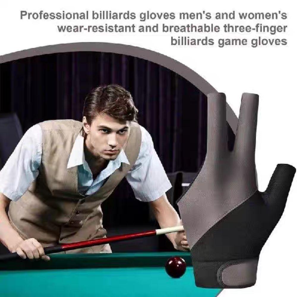 Adjustable 3 Fingers Snooker Glove Anti-slip Single Piece Billiards Gloves Pool Table Accessories червоний
Adjustable 3 Fingers Snooker Glove Anti-slip Single Piece Billiards Gloves Pool Table Accessories червоний