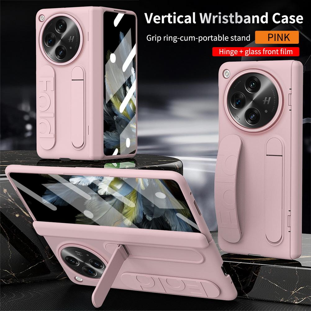 Multifunctional Kicktand Wrist Strap Folding Tempered Glass Protective Film Case For OnePlus Open 1 + open Camera protect Cover OnePlus Open
Multifunctional Kicktand Wrist Strap Folding Tempered Glass Protective Film Case For OnePlus Open 1 + open Camera protect Cover OnePlus Open