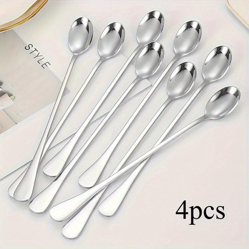 Heavy-duty stainless steel long-handled spoon Very suitable for iced tea Coffee and ice cream Features a large spoon mouth and an elegant 4Pieces срібний
Heavy-duty stainless steel long-handled spoon Very suitable for iced tea Coffee and ice cream Features a large spoon mouth and an elegant 4Pieces срібний