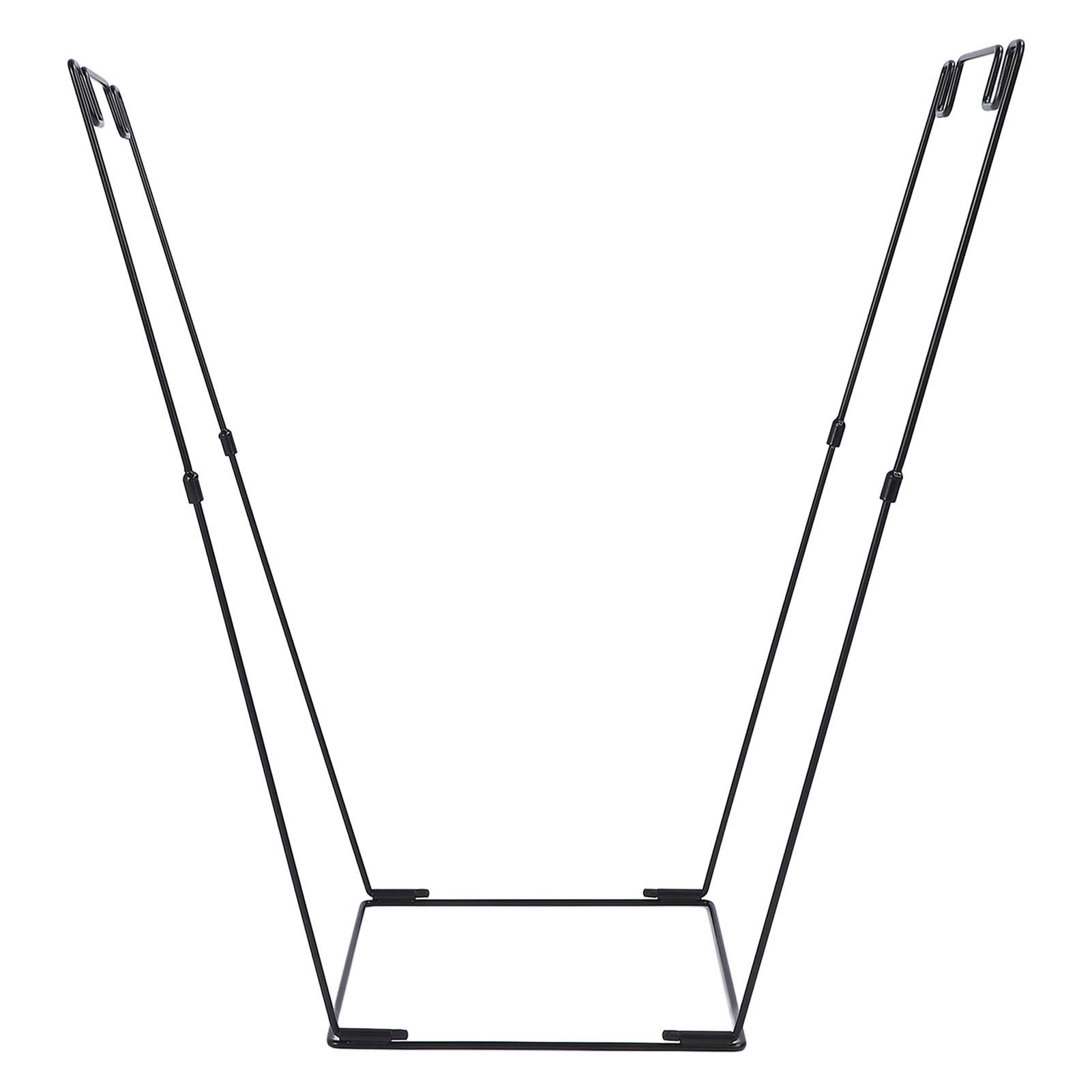 Уличная подставка-держатель для мусорных мешков Сверхпрочная металлическая Большая вместимость Портативная подставка для мешков для листьев для кемпинга, пикников, улицы