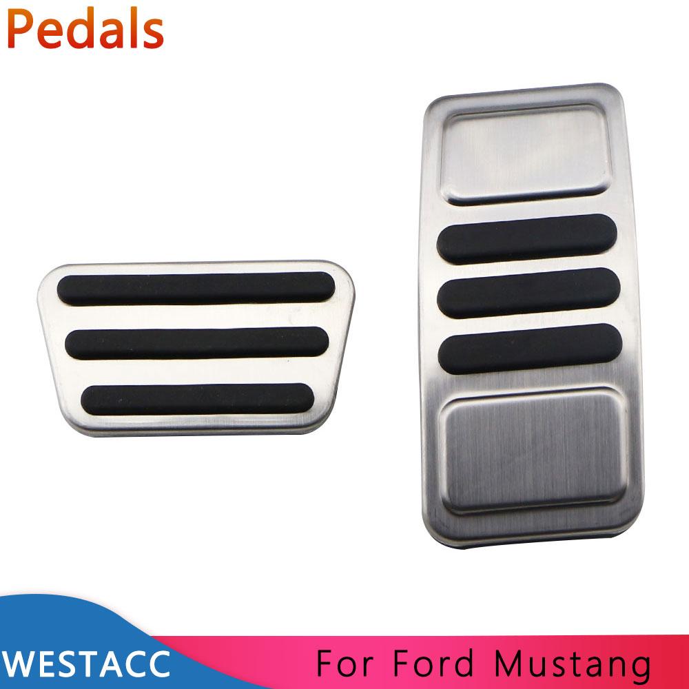 Автомобильные педали из нержавеющей стали для Ford Mustang 2015-2018 2022 AT, комплект чехлов на педаль тормоза для газового топлива
Автомобильные педали из нержавеющей стали для Ford Mustang 2015-2018 2022 AT, комплект чехлов на педаль тормоза для газового топлива
