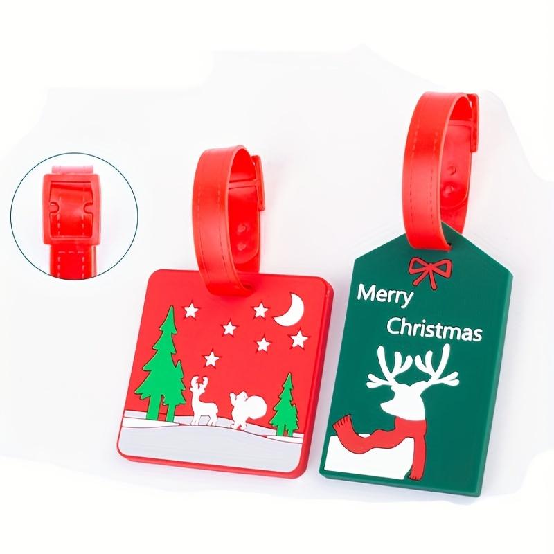 2 Pcs Christmas Themed Luggage Tags High frequency Pressed PVC Material Travel Box ID Label with Cute Cartoon Design 2pcs
2 Pcs Christmas Themed Luggage Tags High frequency Pressed PVC Material Travel Box ID Label with Cute Cartoon Design 2pcs
