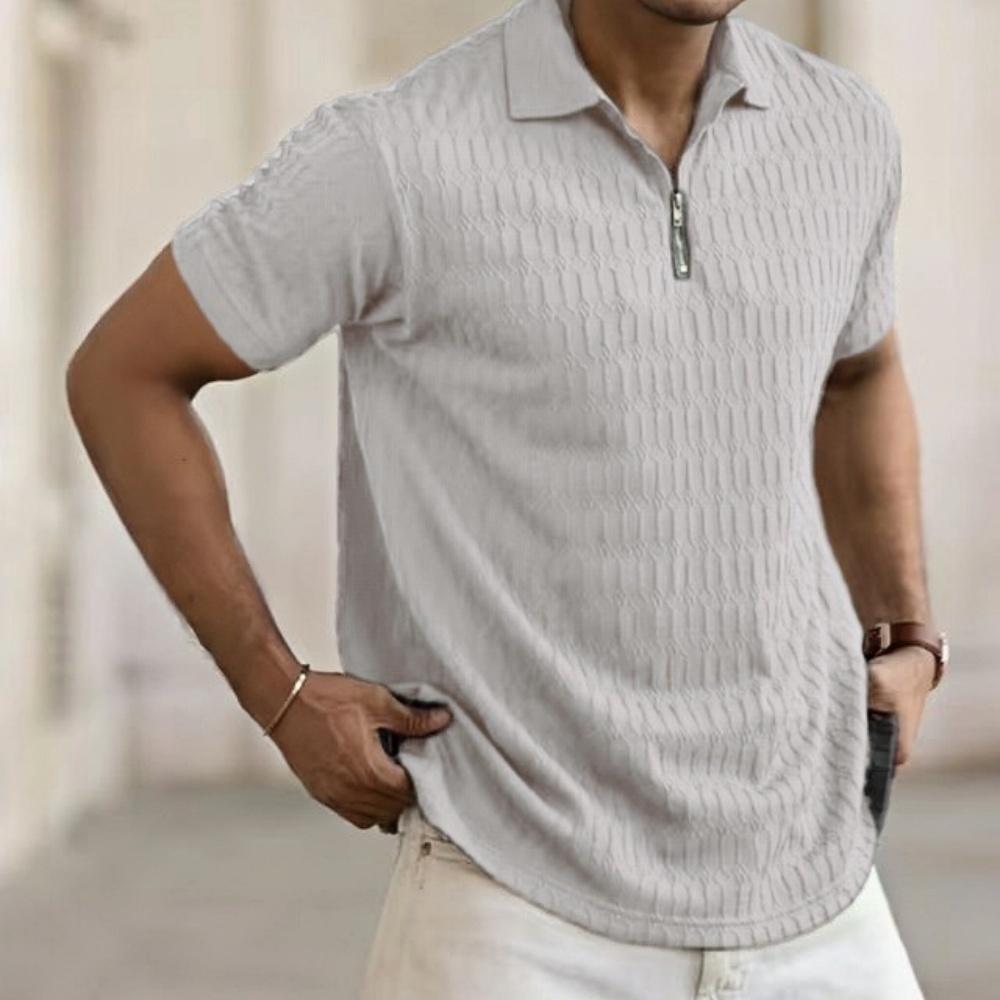 2026 New Men s Zipper Short-sleeved T-shirt, Fashionable Loose Texture Knitted Polo Shirt, Men s T-shirt, Breathable and Casual Short-sleeved 3XL
2026 New Men s Zipper Short-sleeved T-shirt, Fashionable Loose Texture Knitted Polo Shirt, Men s T-shirt, Breathable and Casual Short-sleeved 3XL