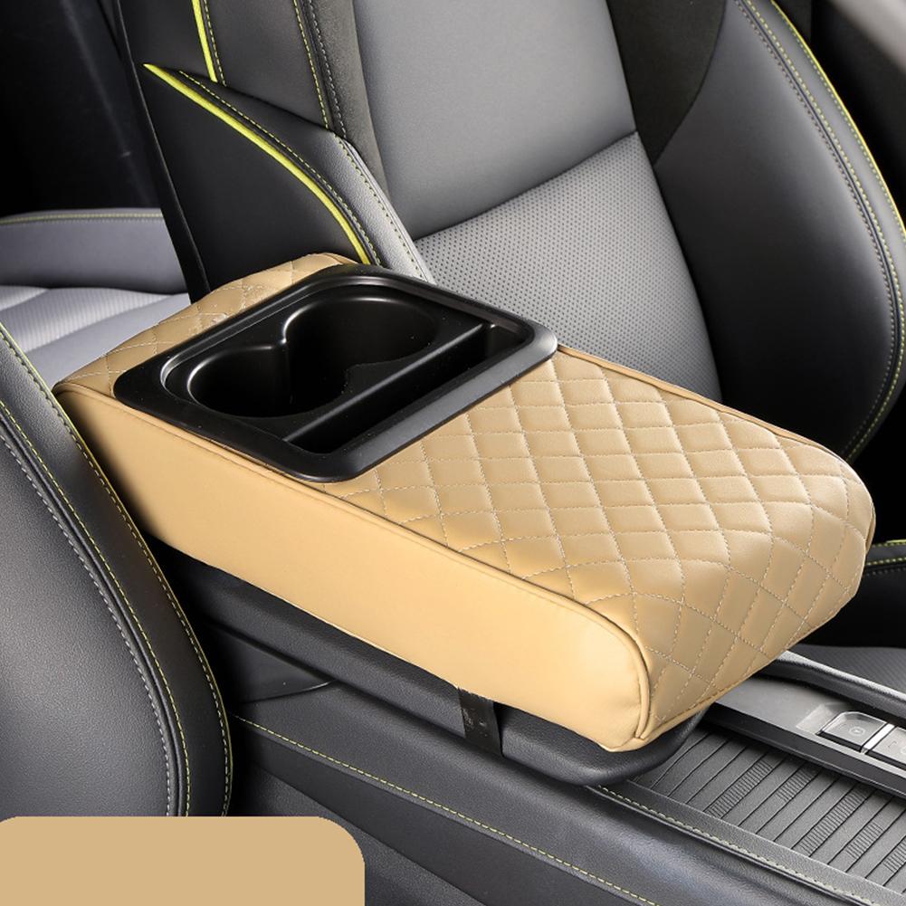 Car Armrest Console Extender with 2 Cup Holders Heightening Pad PU Leather Universal Auto Interior Storage Box Tissue Organizer бежевий
Car Armrest Console Extender with 2 Cup Holders Heightening Pad PU Leather Universal Auto Interior Storage Box Tissue Organizer бежевий