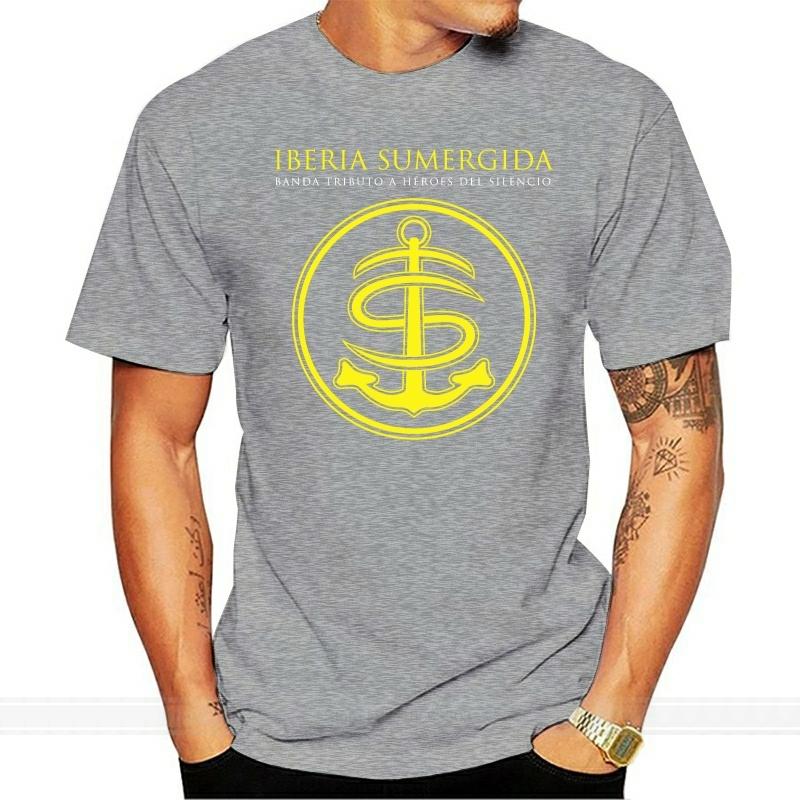 Tributo Heroes Del Silencio Iberia Sumergida T Shirt Mens S To 3Xl Color Black male brand teeshirt men summer cotton t shirt 3XL
Tributo Heroes Del Silencio Iberia Sumergida T Shirt Mens S To 3Xl Color Black male brand teeshirt men summer cotton t shirt 3XL